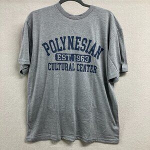 Polynesian Cultural Center Hawaii "EST 1963" T-Shirt - Grey NWT Size XL